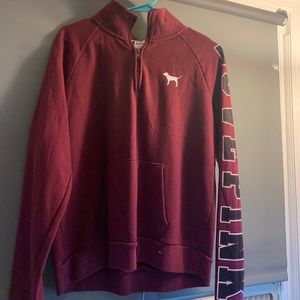 PINK Burgundy sweatshirt